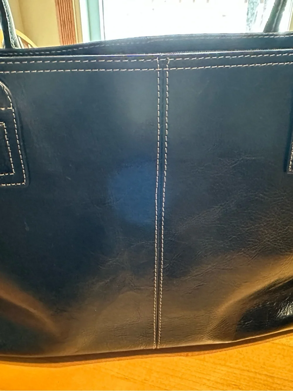 Fossil Black Leather Workbag